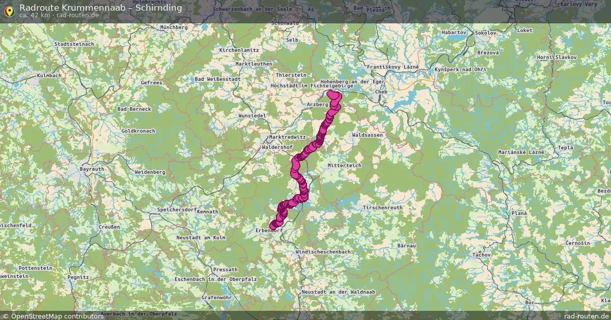 Radtour Krummennaab – Schirnding