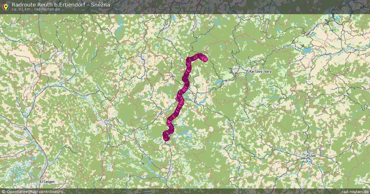 Radtour Reuth B.erbendorf – Sněžná