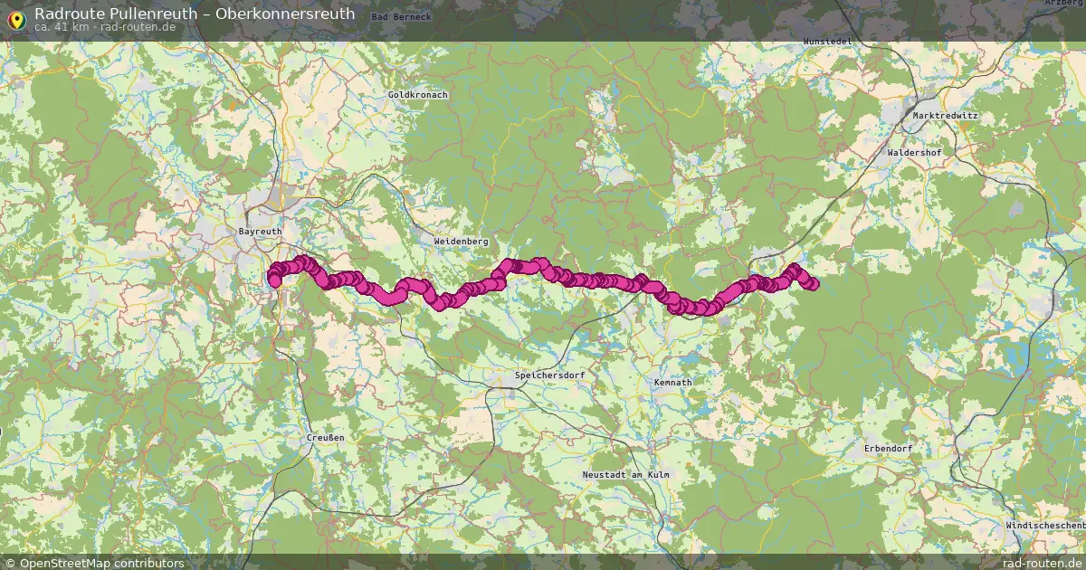 Radtour Pullenreuth – Oberkonnersreuth