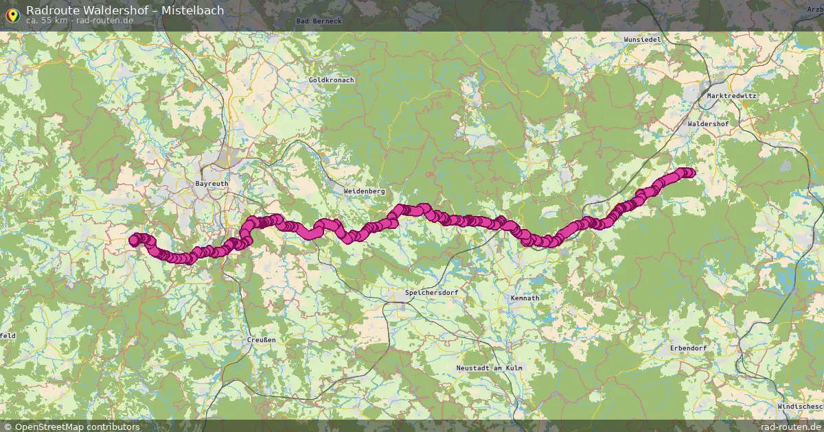 Radtour Waldershof – Mistelbach