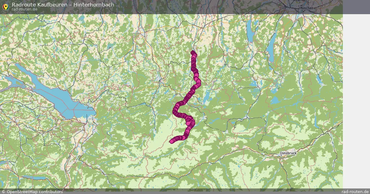 Radtour Kaufbeuren – Hinterhornbach