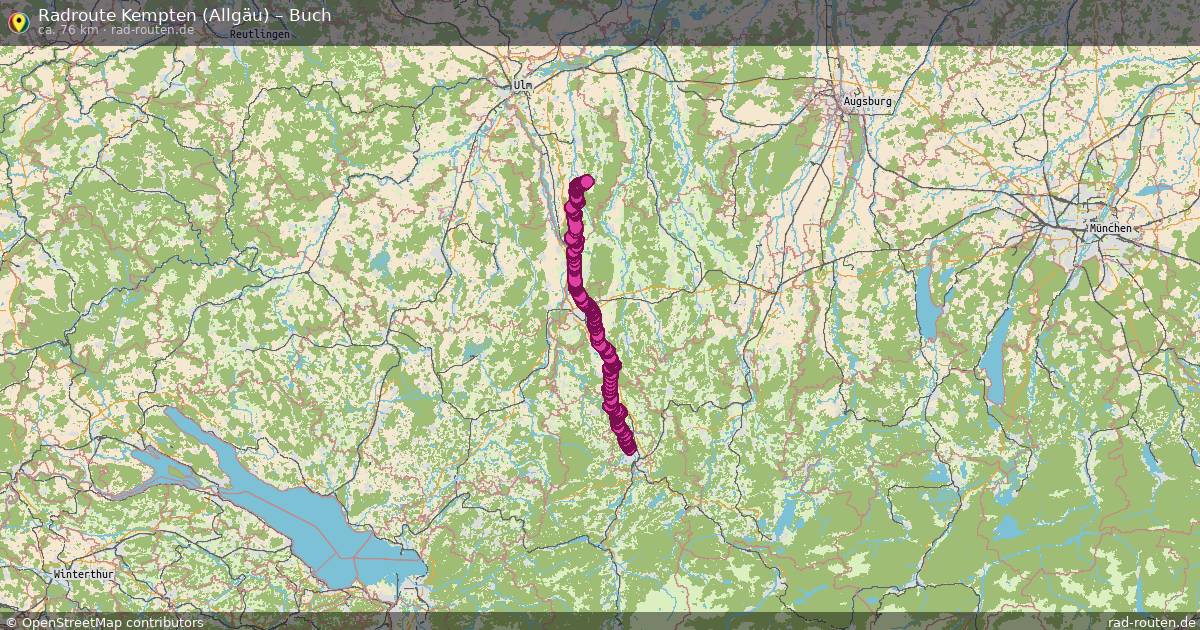 Fahrradroute Kempten (Allgäu) – Buch