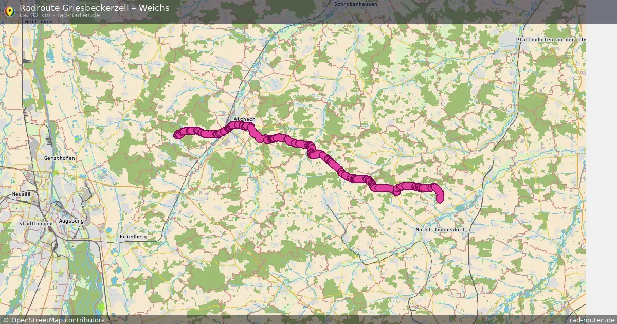 Radtour Griesbeckerzell – Weichs