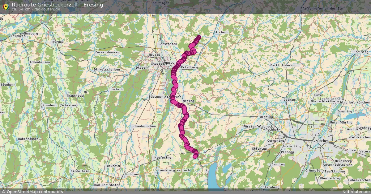 Radtour Griesbeckerzell – Eresing