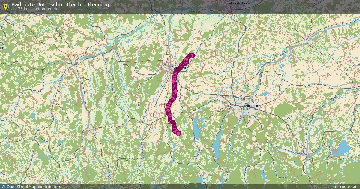 Radtour Unterschneitbach – Thaining