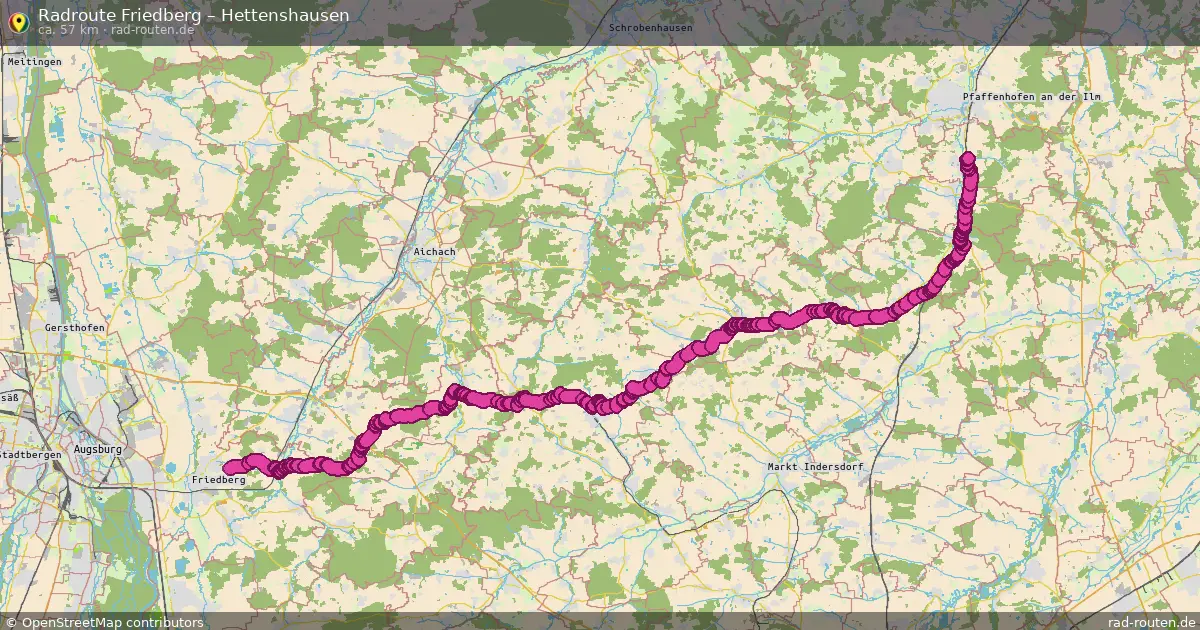 Radtour Friedberg – Hettenshausen