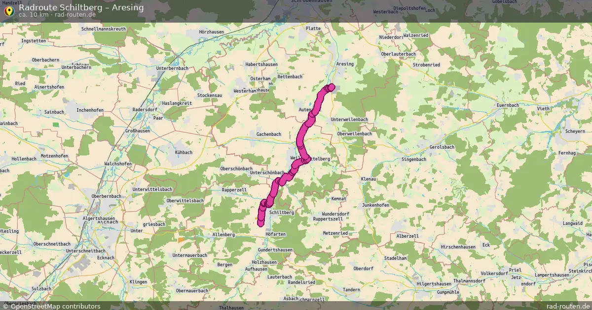 Radtour Schiltberg – Aresing
