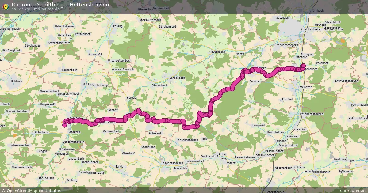 Radtour Schiltberg – Hettenshausen