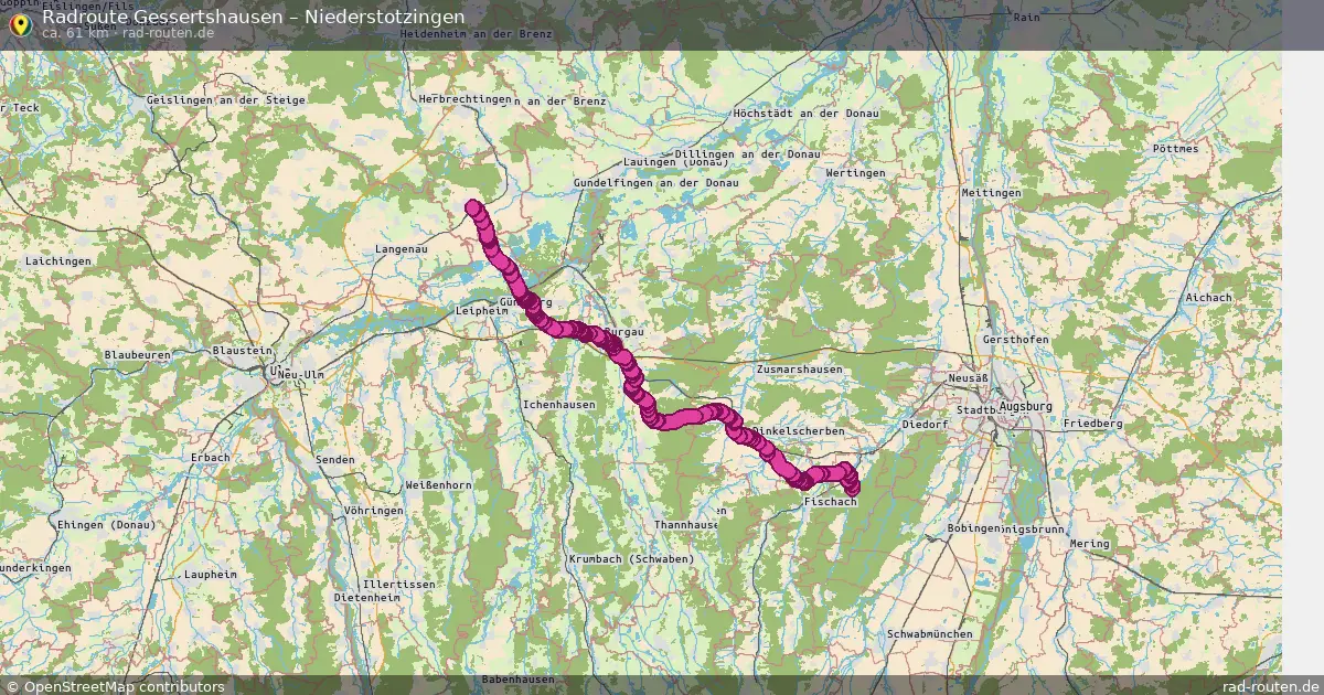 Radtour Gessertshausen – Niederstotzingen