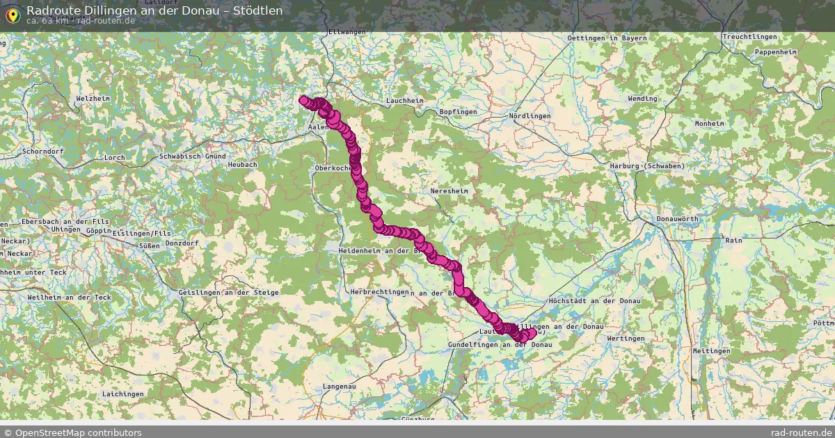 Radtour Dillingen An Der Donau – Ellenberg