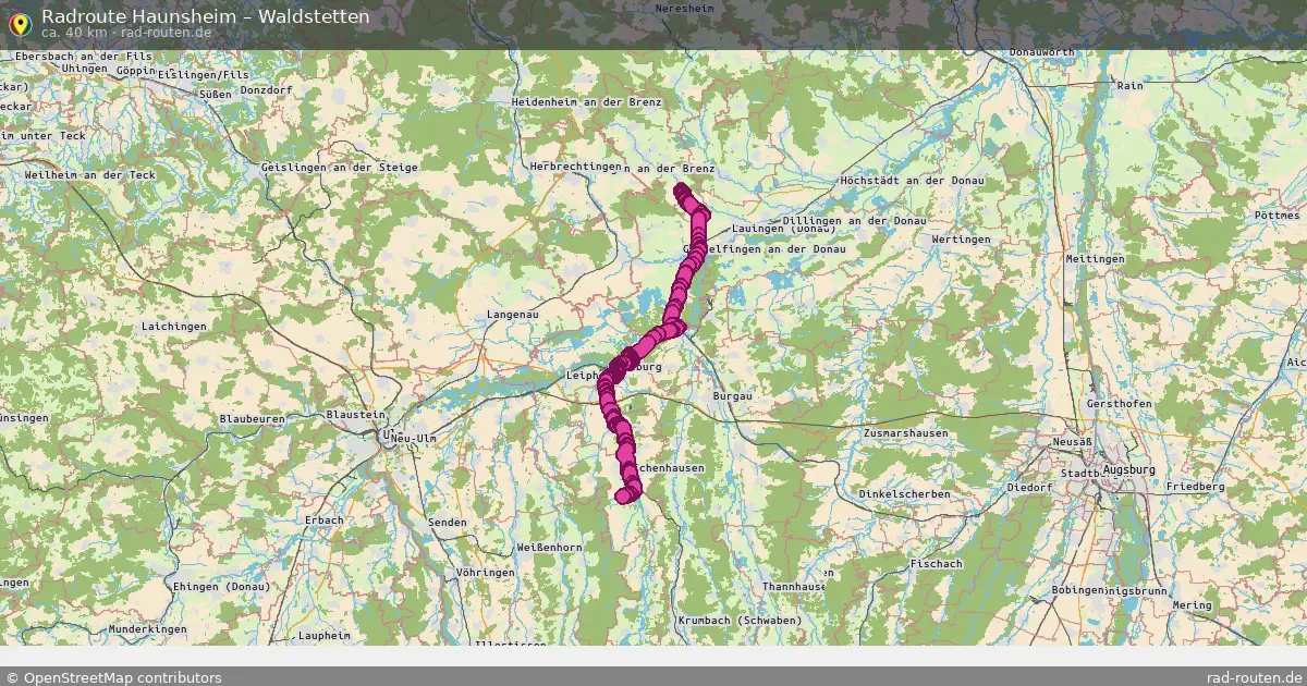 Radtour Haunsheim – Waldstetten