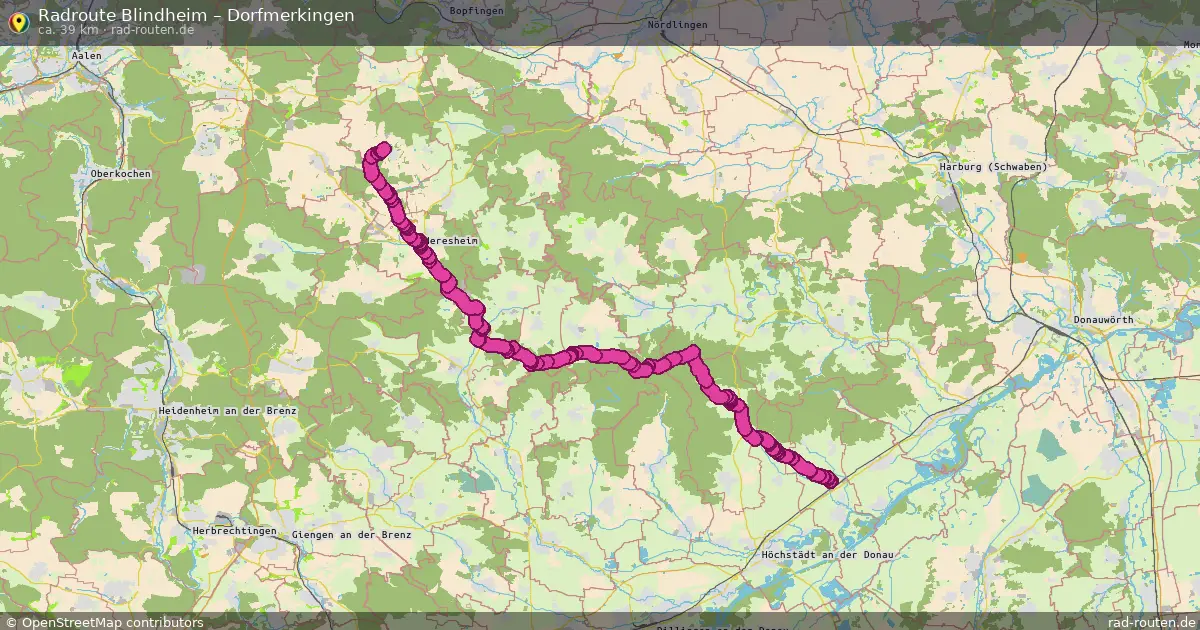 Radtour Blindheim – Dorfmerkingen