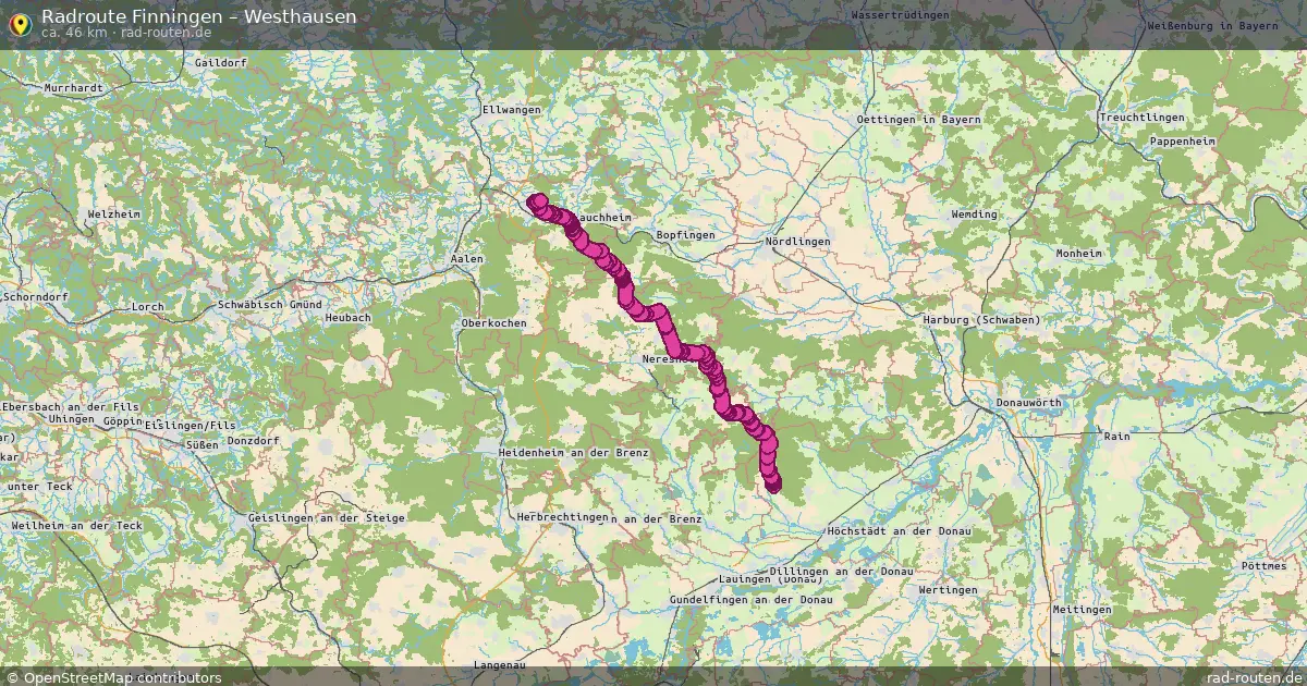 Radtour Finningen – Westhausen