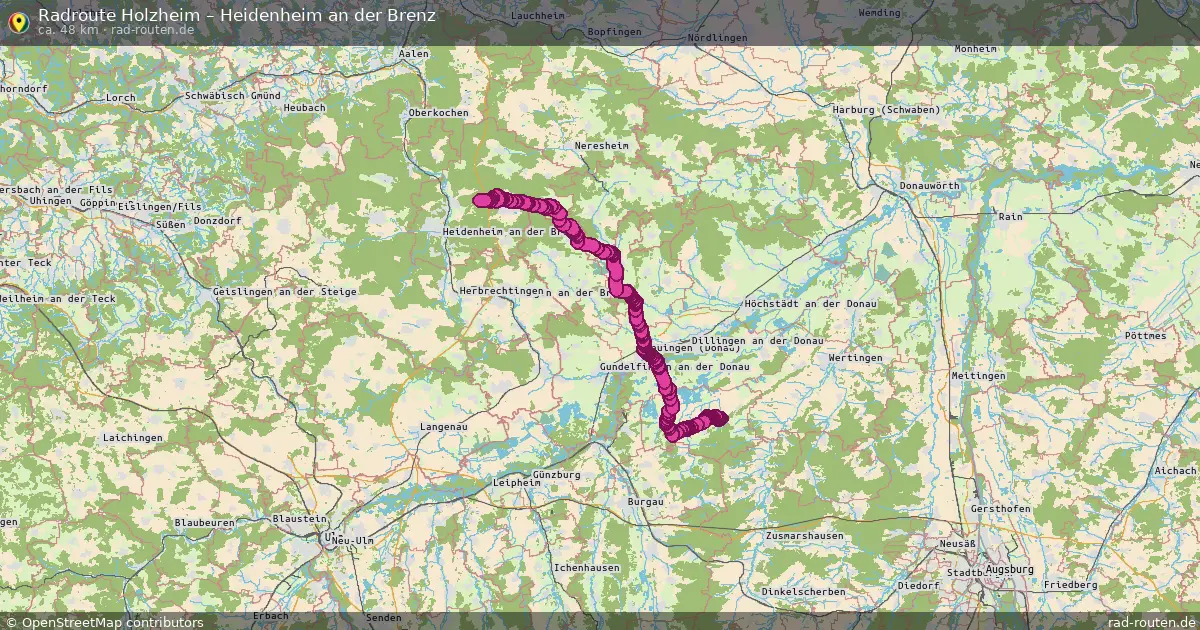 Radtour Holzheim – Heidenheim An Der Brenz