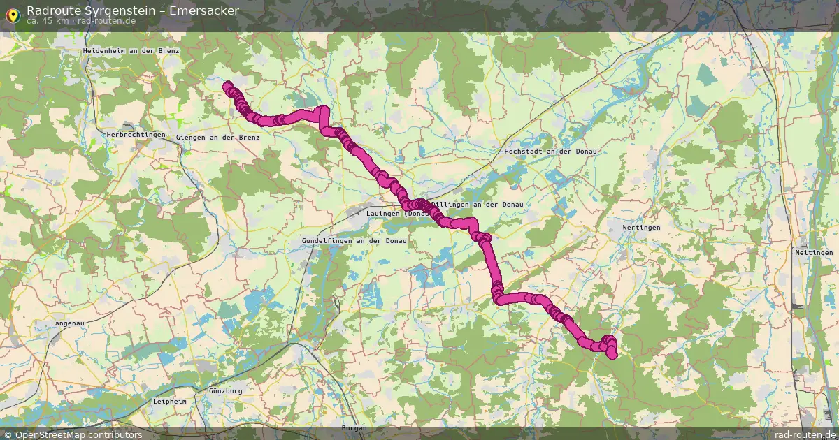 Radtour Syrgenstein – Emersacker