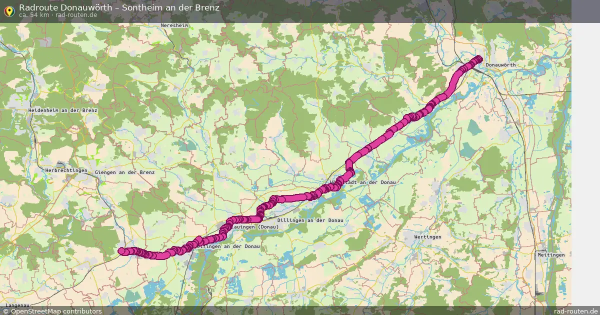 Radtour Donauwörth – Sontheim An Der Brenz