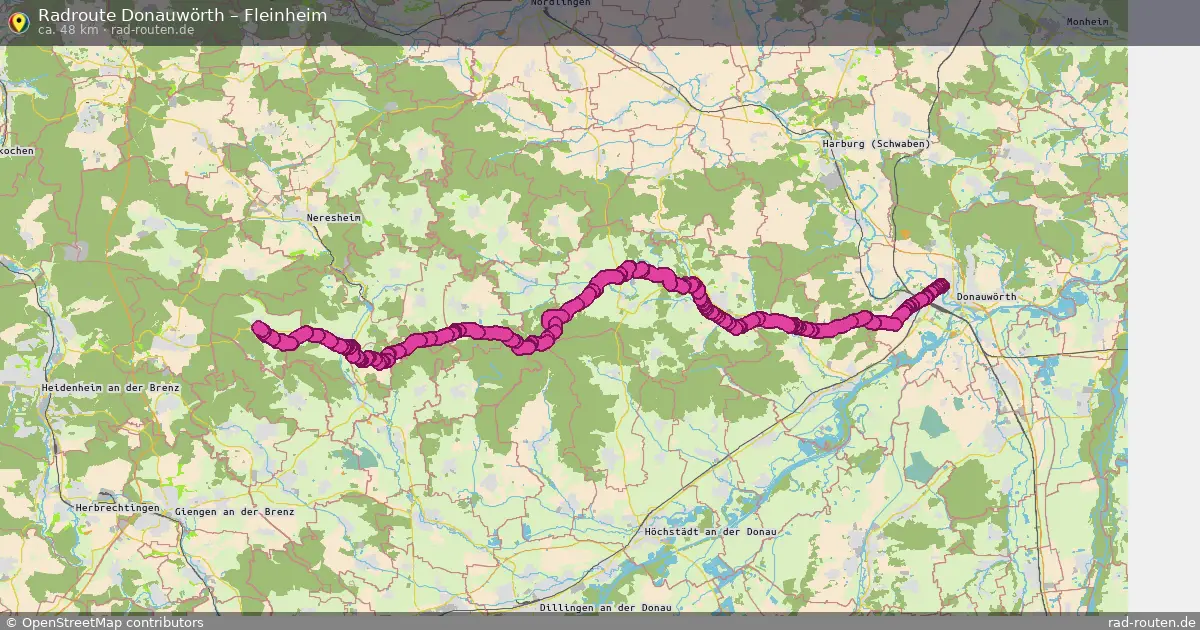 Radtour Donauwörth – Fleinheim