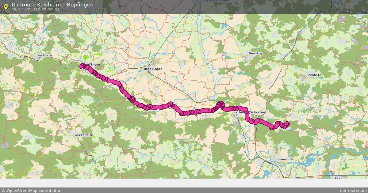 Radtour Kaisheim – Bopfingen