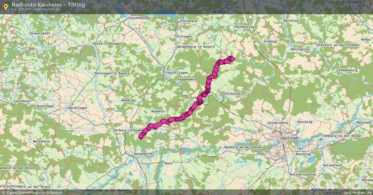 Radtour Kaisheim – Titting