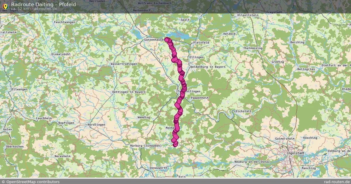 Radtour Daiting – Pfofeld