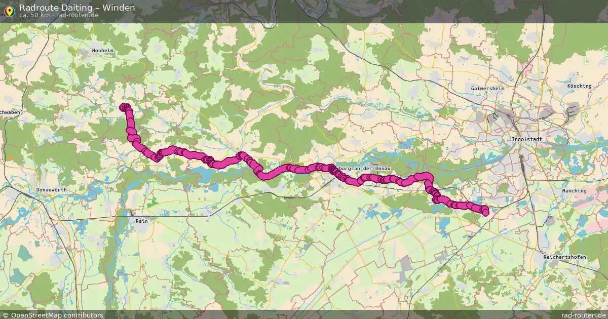 Radtour Daiting – Winden