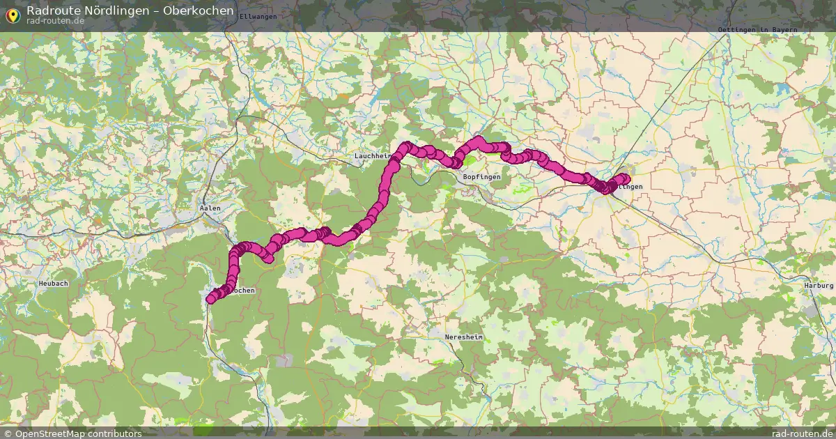 Radtour Nördlingen – Oberkochen