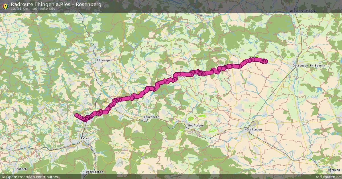Radtour Ehingen A.ries – Rosenberg