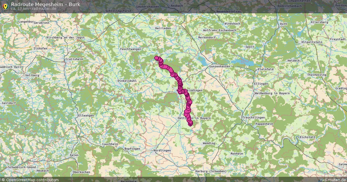 Radtour Megesheim – Burk