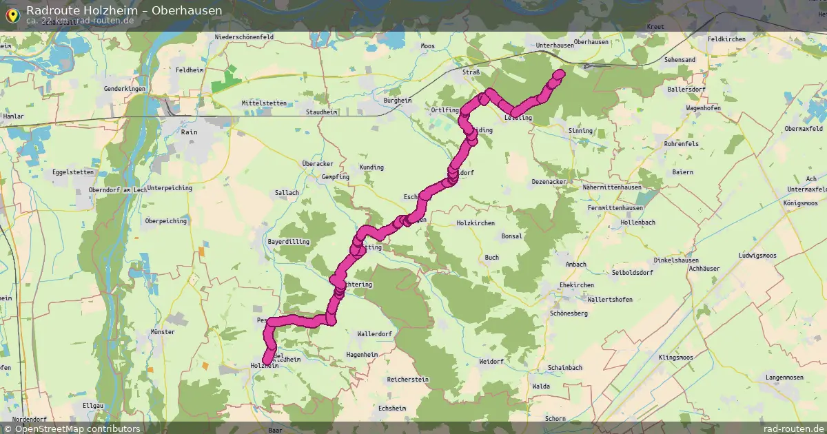 Radtour Holzheim – Oberhausen