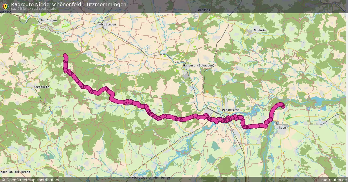 Radtour Niederschönenfeld – Utzmemmingen
