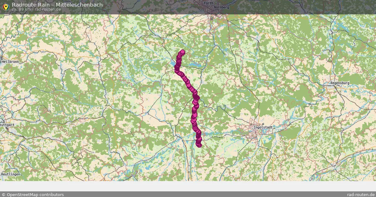 Radtour Rain – Mitteleschenbach