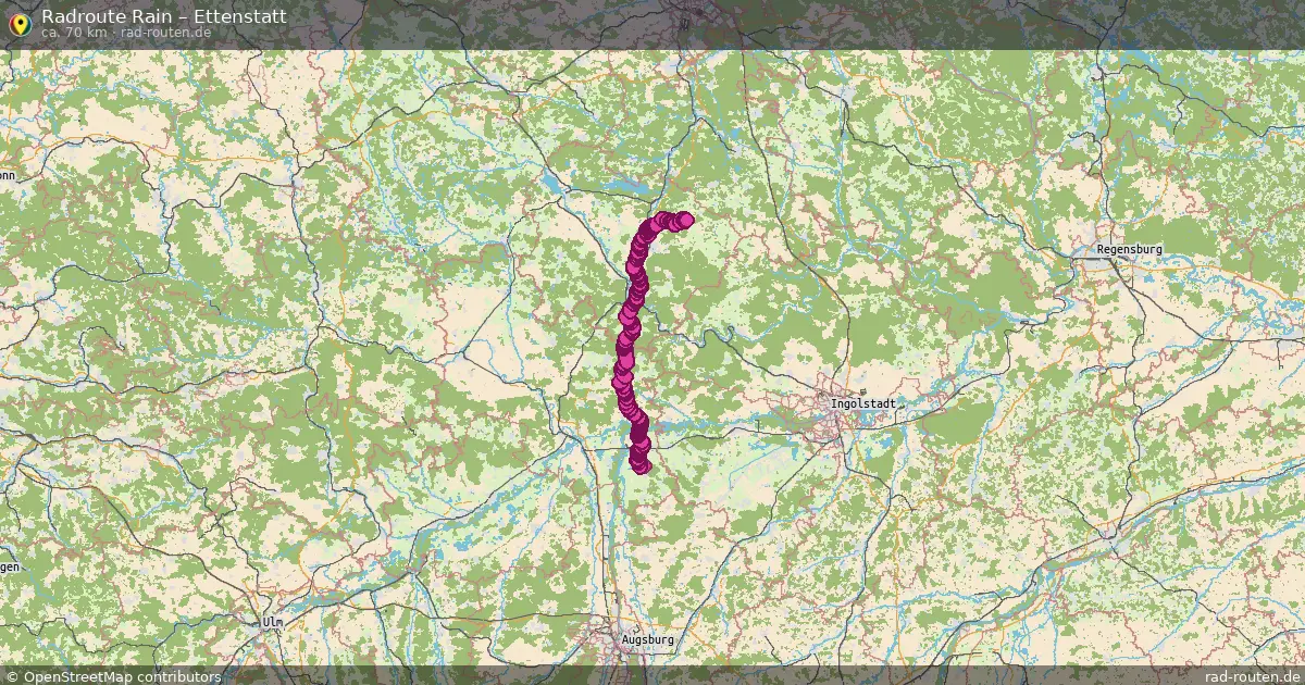 Radtour Rain – Ettenstatt