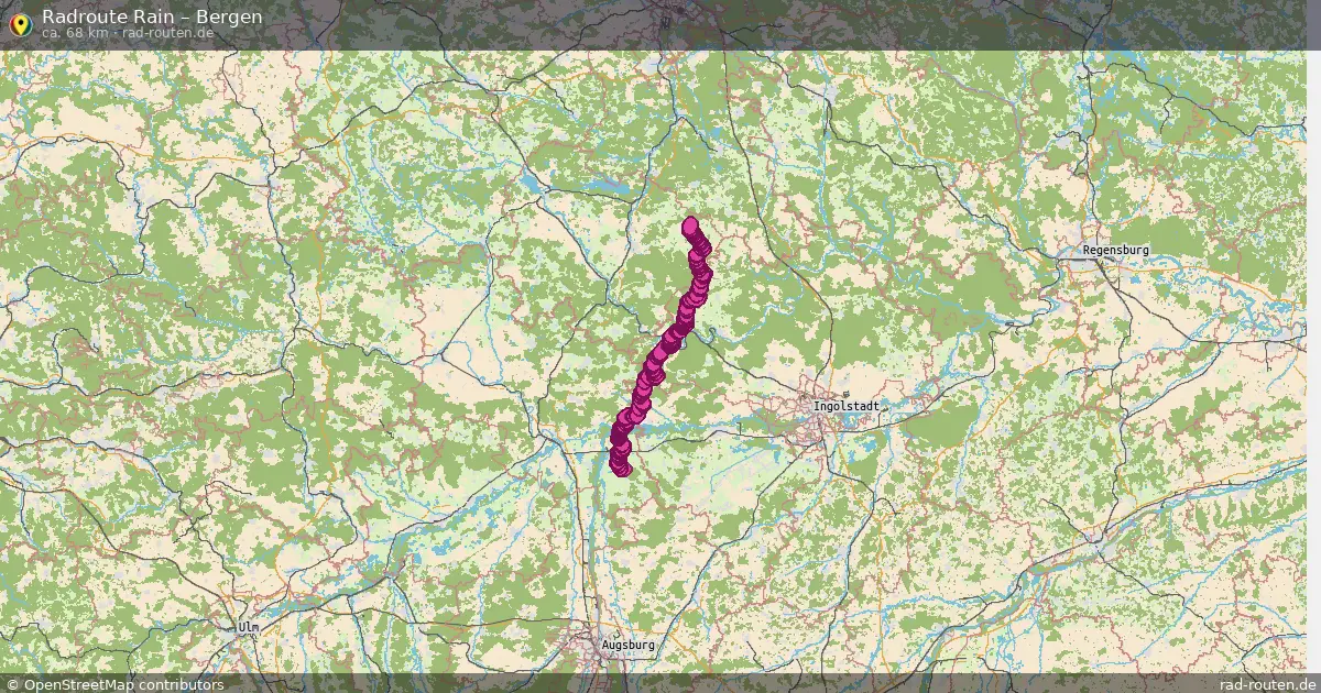 Radtour Rain – Bergen