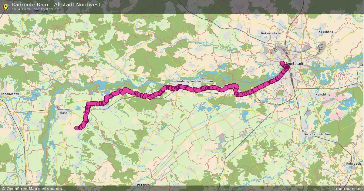 Radtour Rain – Altstadt Nordwest