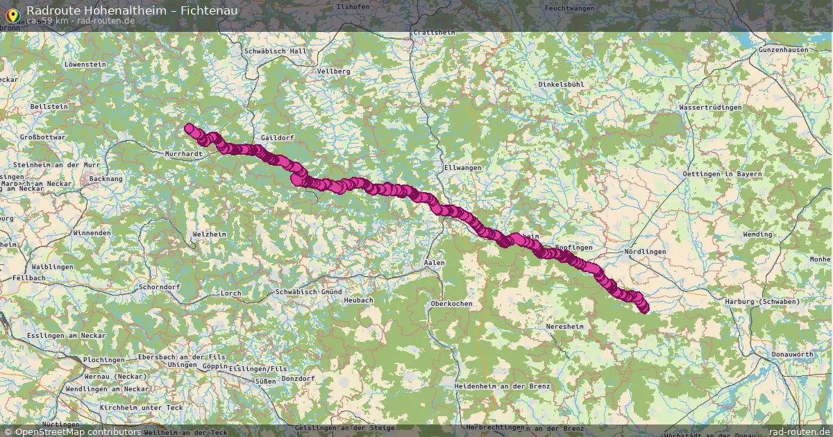 Radtour Hohenaltheim – Fichtenau