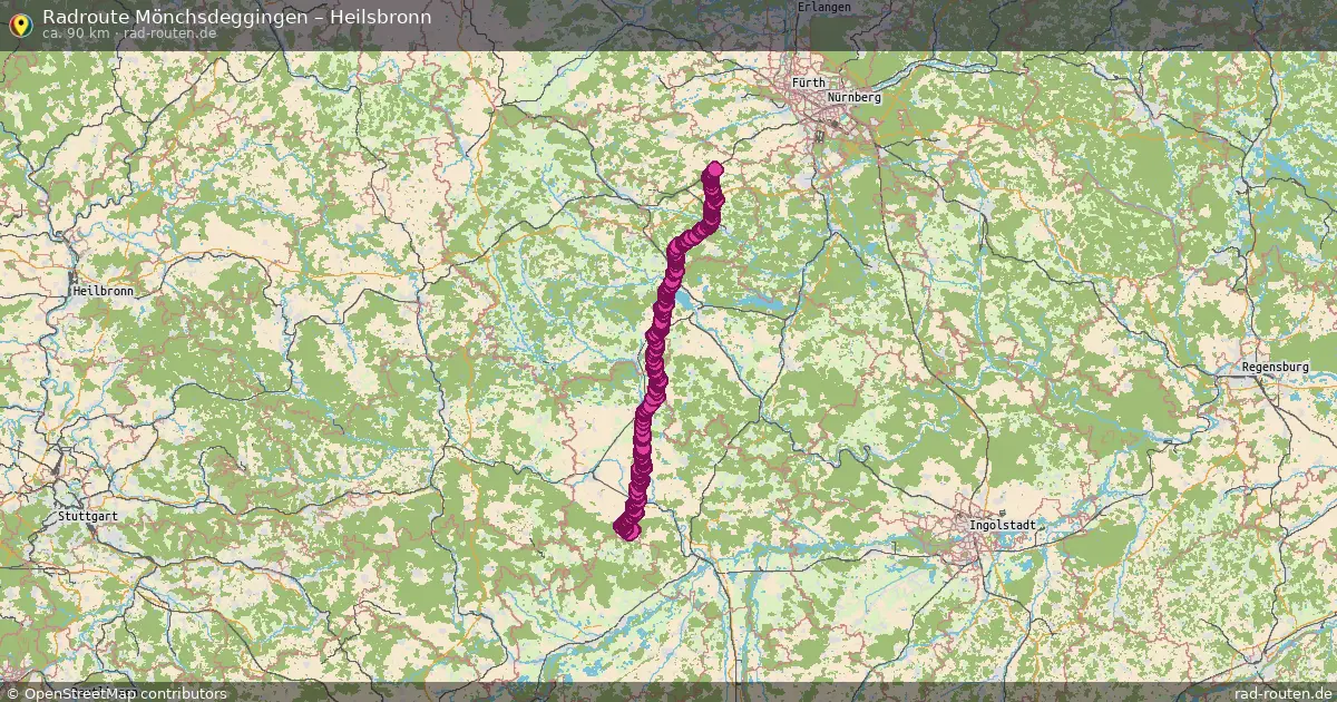 Radtour Mönchsdeggingen – Heilsbronn