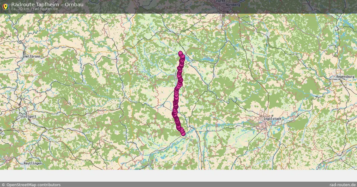 Radtour Tapfheim – Ornbau