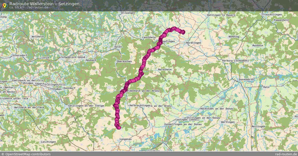 Radtour Wallerstein – Setzingen