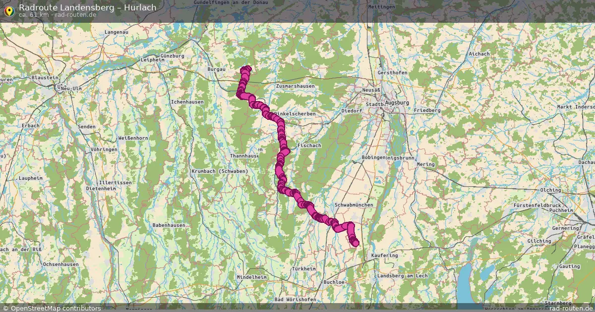 Radtour Landensberg – Hurlach