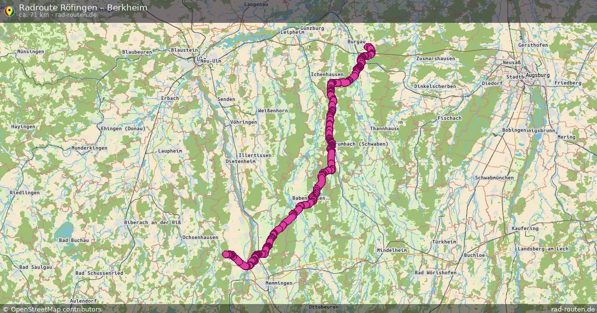 Radtour Röfingen – Berkheim