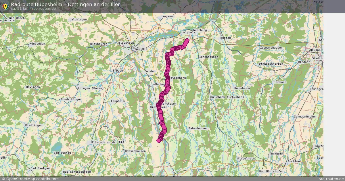Radtour Bubesheim – Dettingen An Der Iller