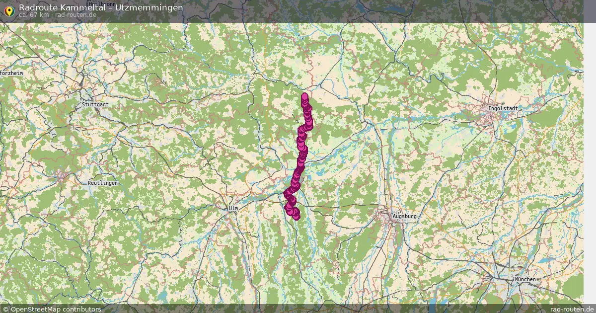 Radtour Kammeltal – Utzmemmingen