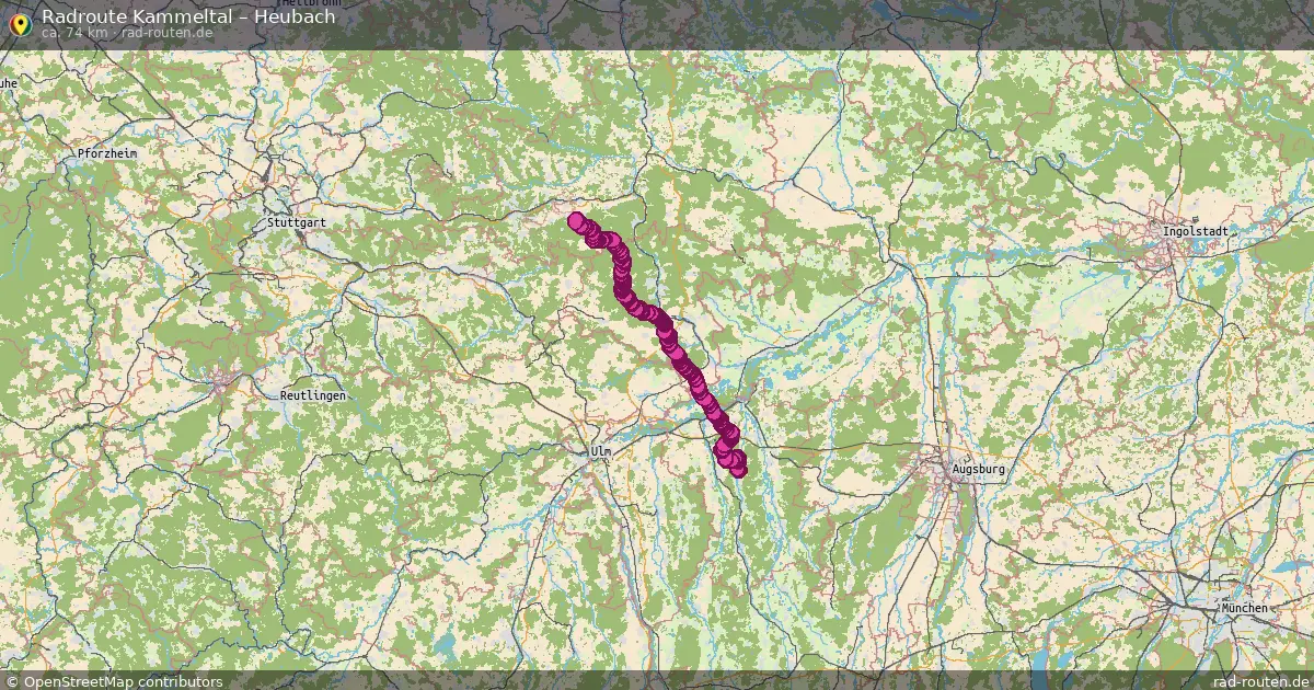 Radtour Kammeltal – Heubach