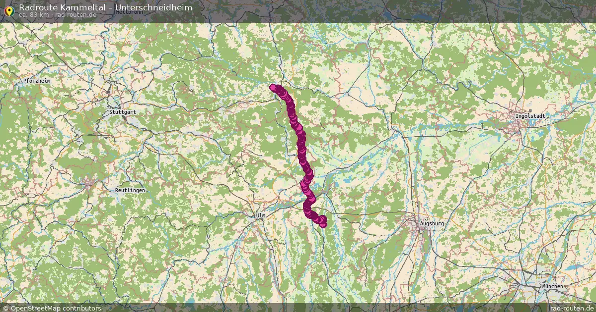 Radtour Kammeltal – Unterschneidheim
