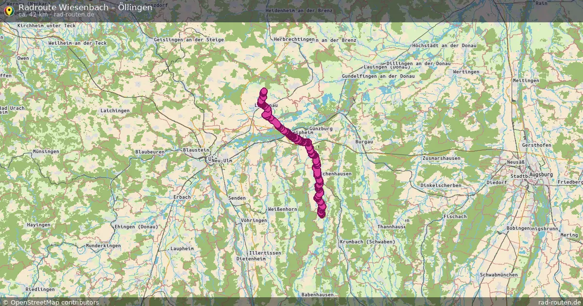 Radtour Wiesenbach – Öllingen