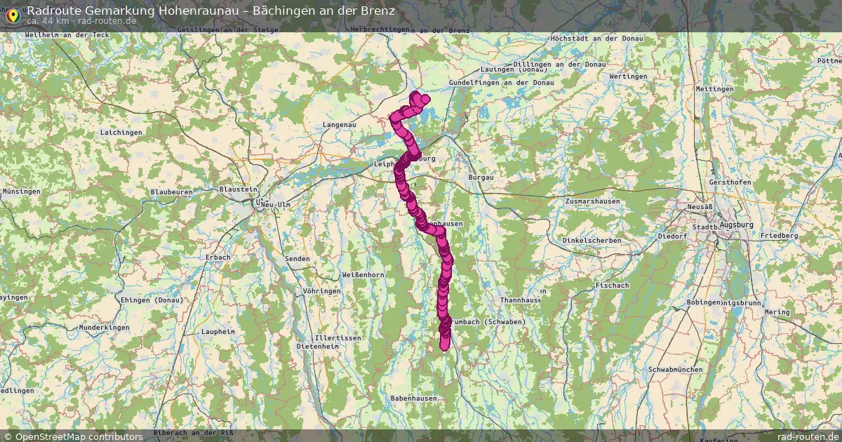 Radtour Gemarkung Hohenraunau – Bächingen An Der Brenz