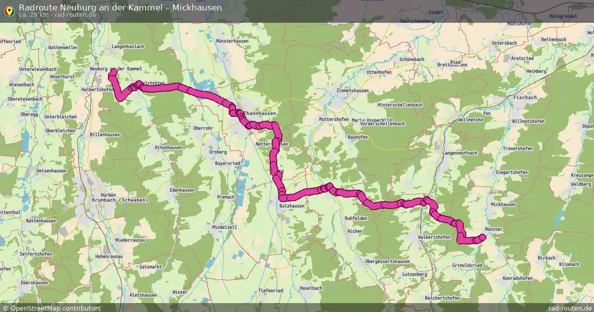 Radtour Neuburg An Der Kammel – Mickhausen