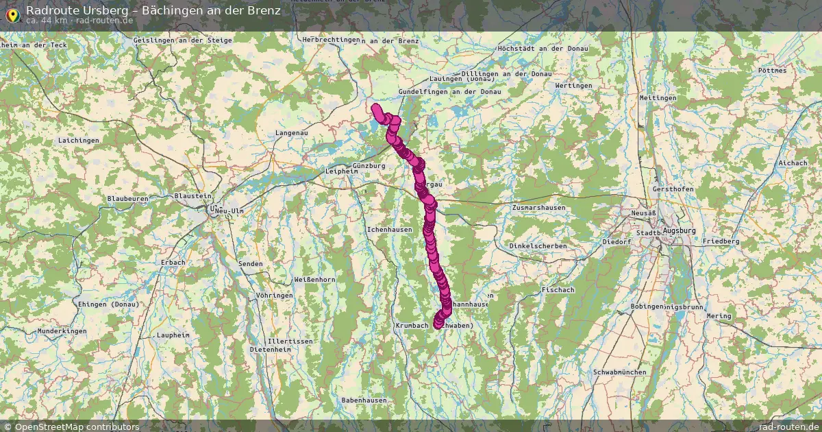Radtour Ursberg – Bächingen An Der Brenz
