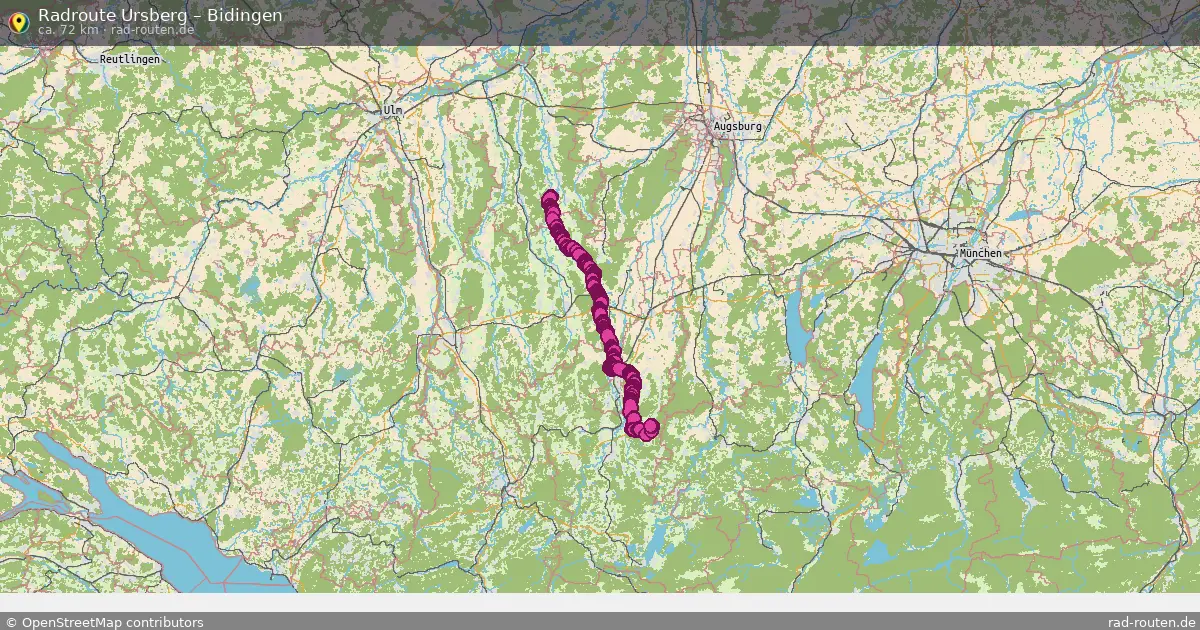 Radtour Ursberg – Bidingen