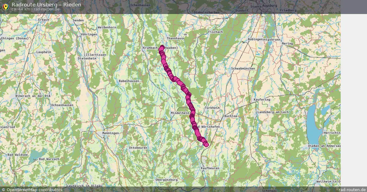 Radtour Ursberg – Rieden